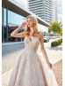 Luxurious Sparkling Strapless Sweetheart Neck Wedding Dress